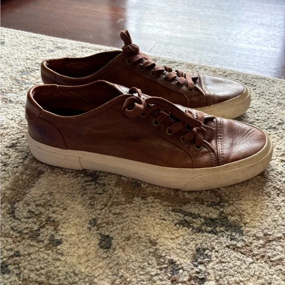 Frye Brown Leather Men’s Sneakers - Picture 2 of 11